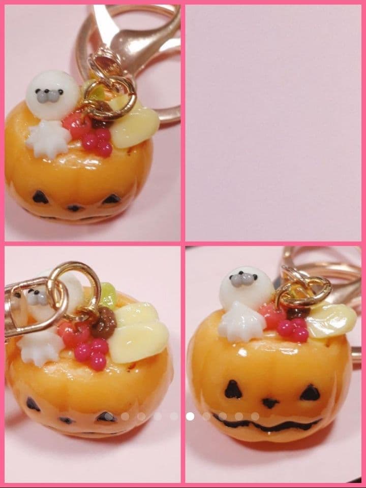 61 ～Halloween～うにゃぽいパンプキンプリン チャーム オーダーページ