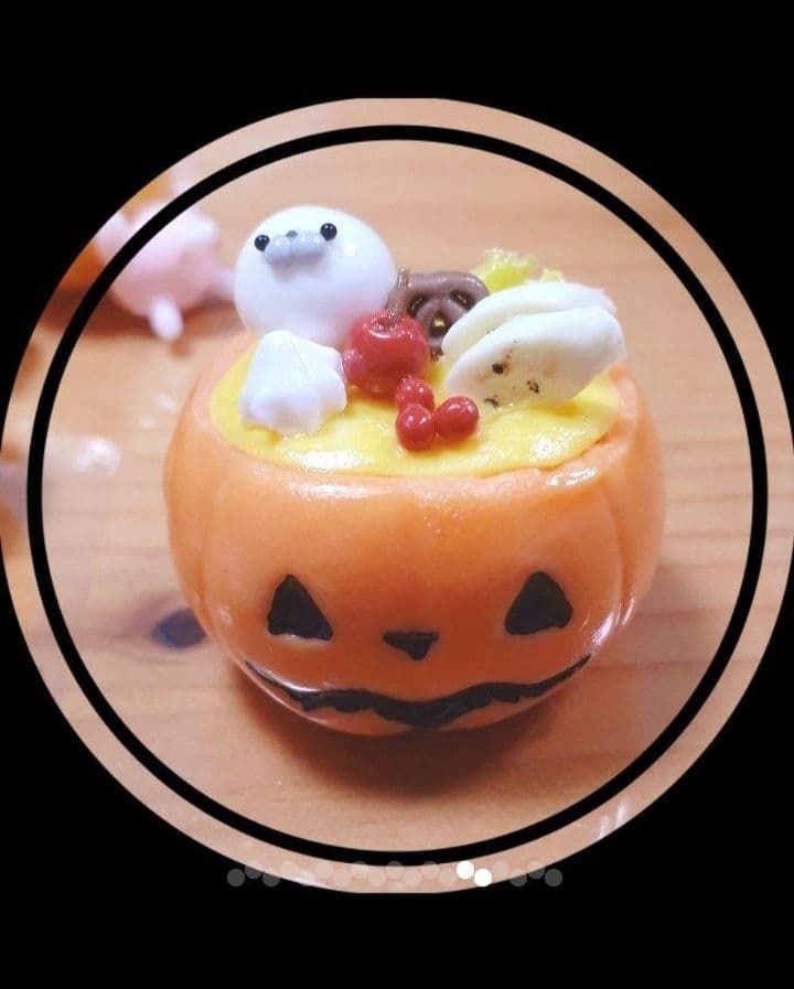 61 ～Halloween～うにゃぽいパンプキンプリン チャーム オーダーページ