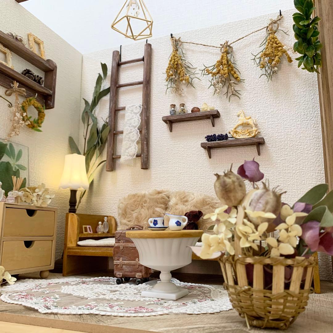 ドールハウス　ミモザのベッドルーム