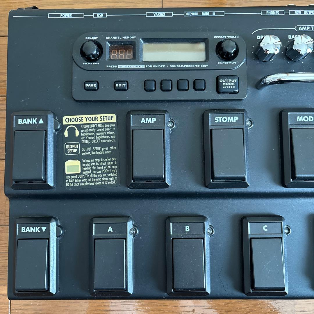 Line6 POD XT LIVE エフェクター