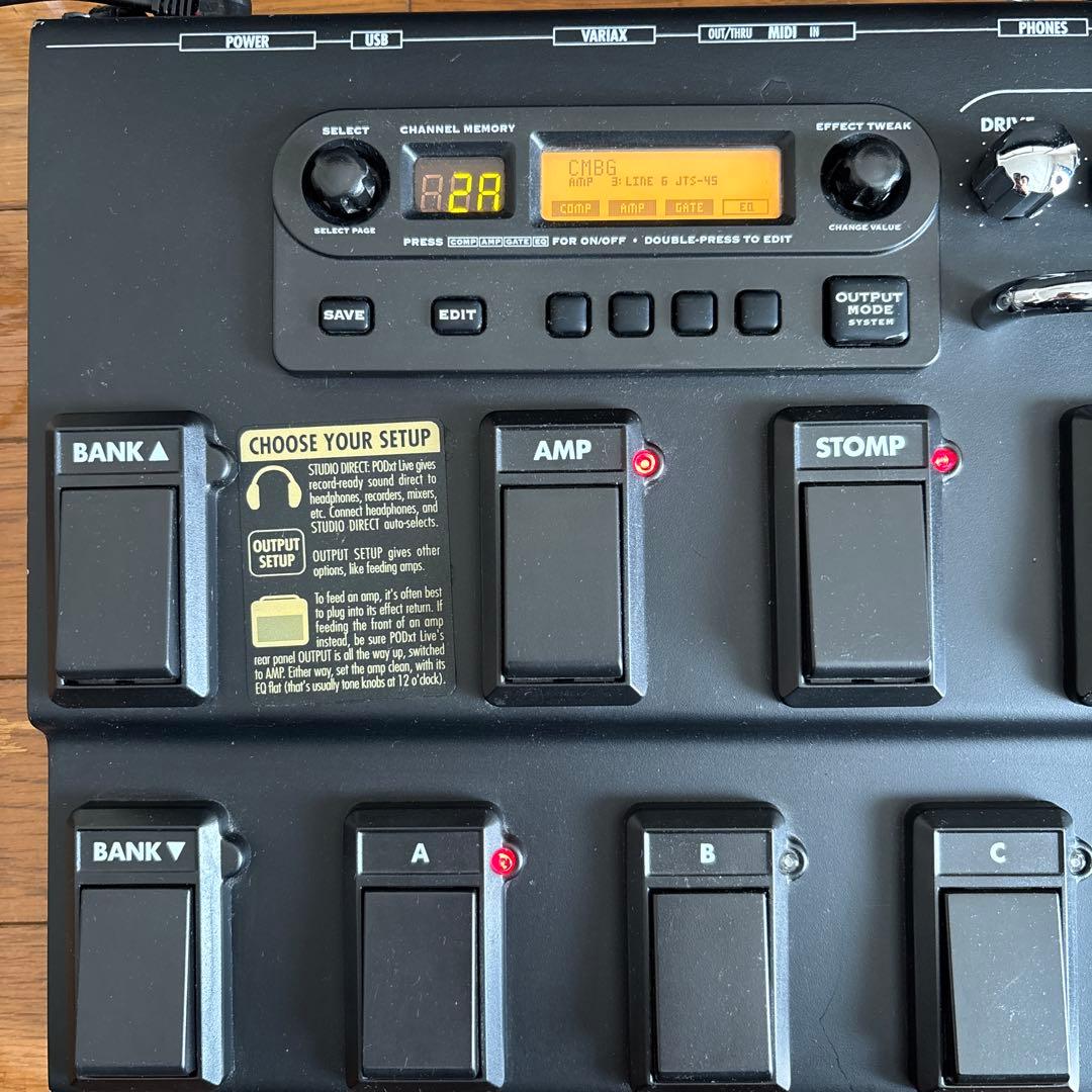 Line6 POD XT LIVE エフェクター