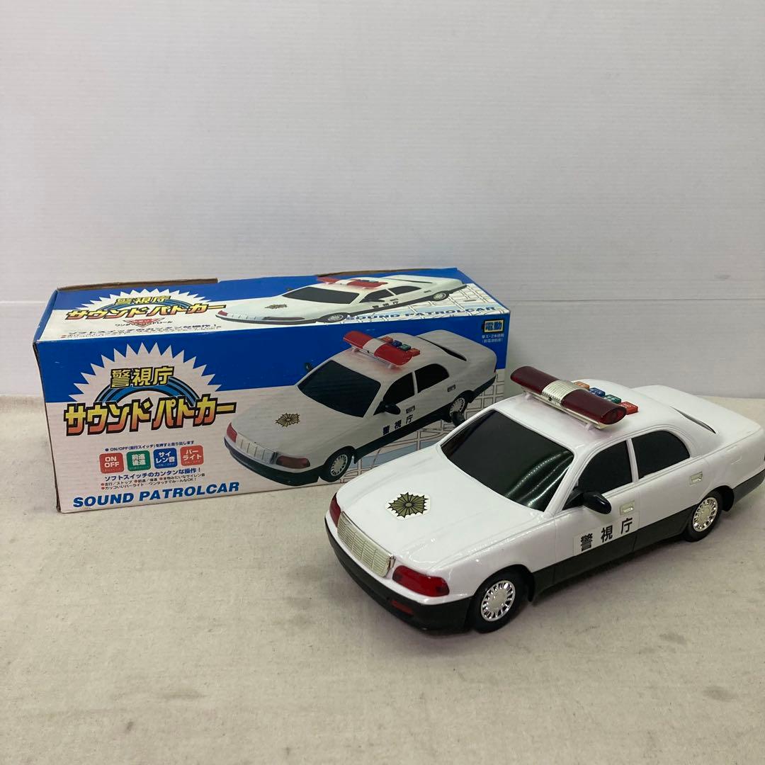 通電確認済み☆レトロ】警視庁 サウンドパトカー ミニカー 電池式