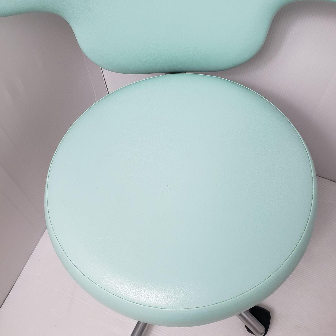 ①病院ドクター用丸椅子　藤沢工業　ACS700LBL　オフィースチェア　送料込み