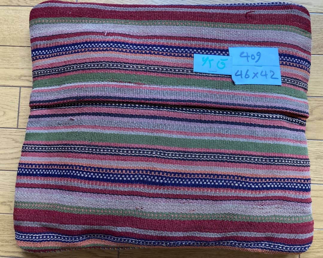 オールドキリムクッションカバー 46cm×42cm No.409