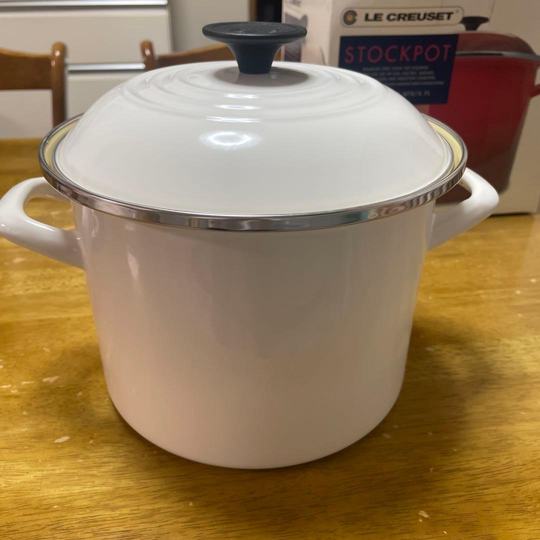 LE CREUSET STOCKPOT ホワイト 5.7L