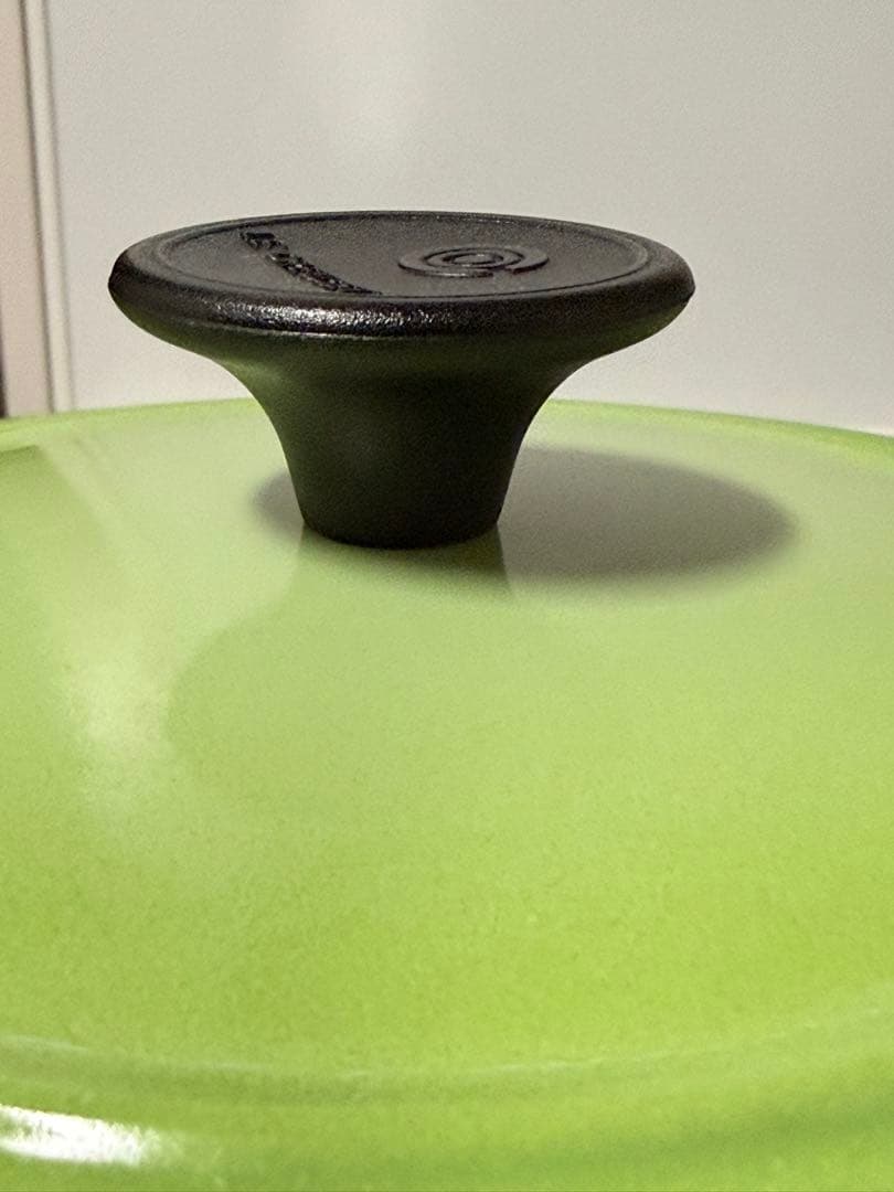 LE CREUSET グリーン 両手鍋 22cm 美品