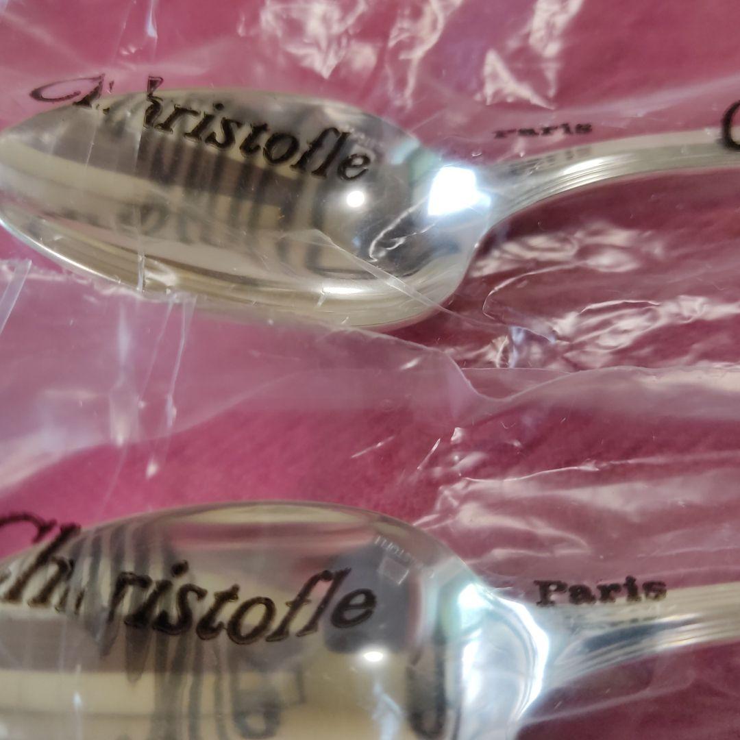クリストフル ティースプーン 6本(未開封2本)