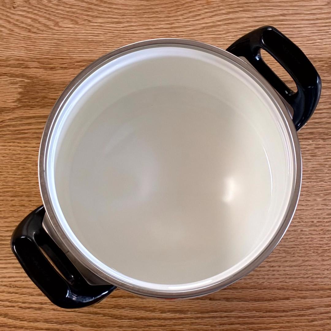 昭和レトロ マルビシ ホーロー フィオーレ 花柄 両手鍋 20cm 未使用品