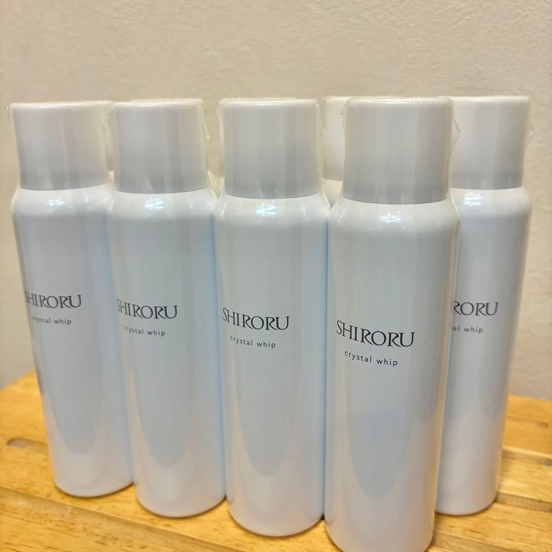 SHIRORU crystal whip 120g 洗顔料　9本セット