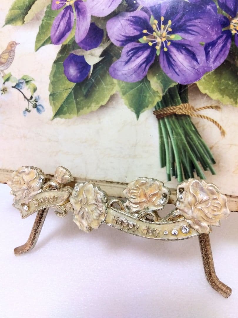 フランス Tourrettes−sur−Loup スミレ村 陶板画 タイル画