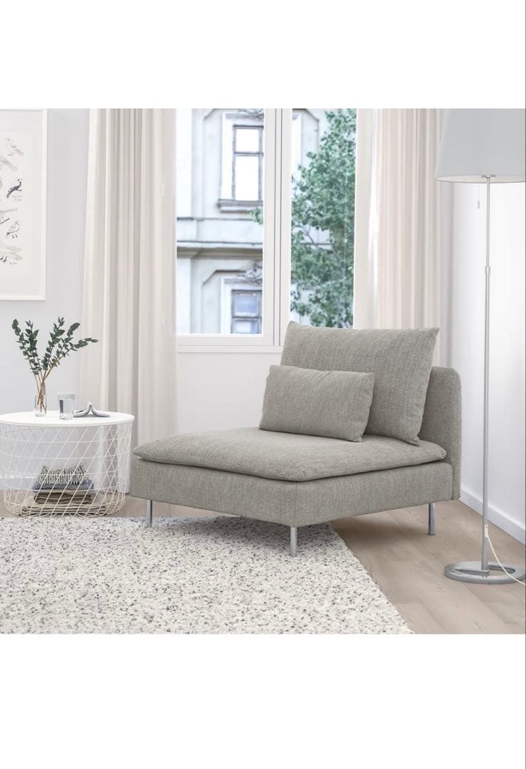 本日お値引き致しました‼️ほぼ未使用！IKEA1人掛けソファ SODERHAMN