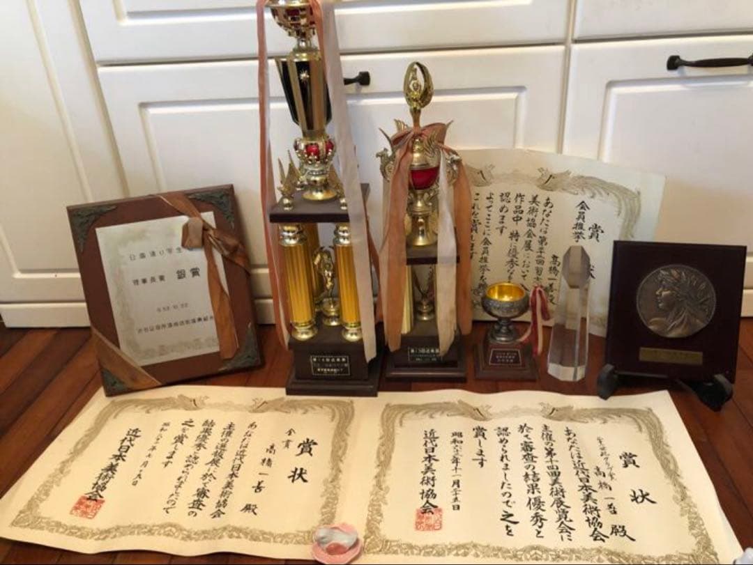 17.「花（バラ）」髙橋一善 油絵