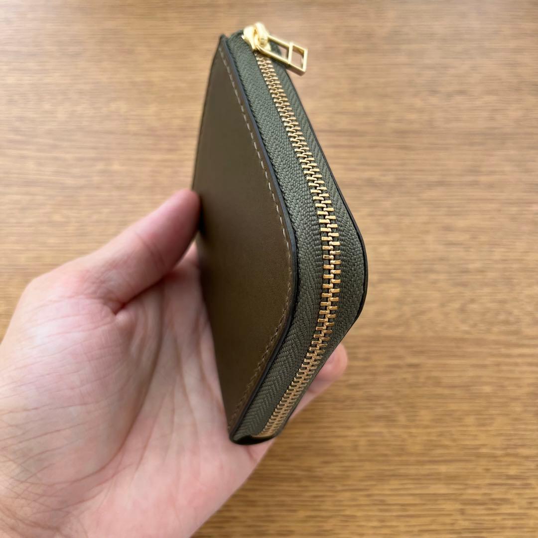 ガブモン  L字ファスナー財布 ナチュラル