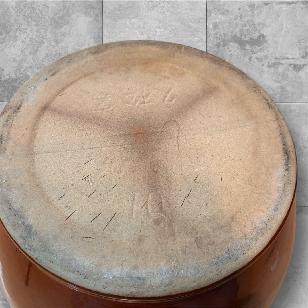 【廃盤品】常滑焼 10号 カメ 甕 壺 漬物容器 陶器 保存容器 久松窯
