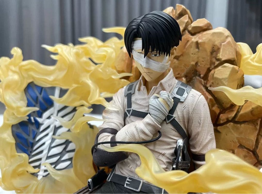 進撃の巨人 リヴァイ・アッカーマン ガレージキット ガレキ スタチュー