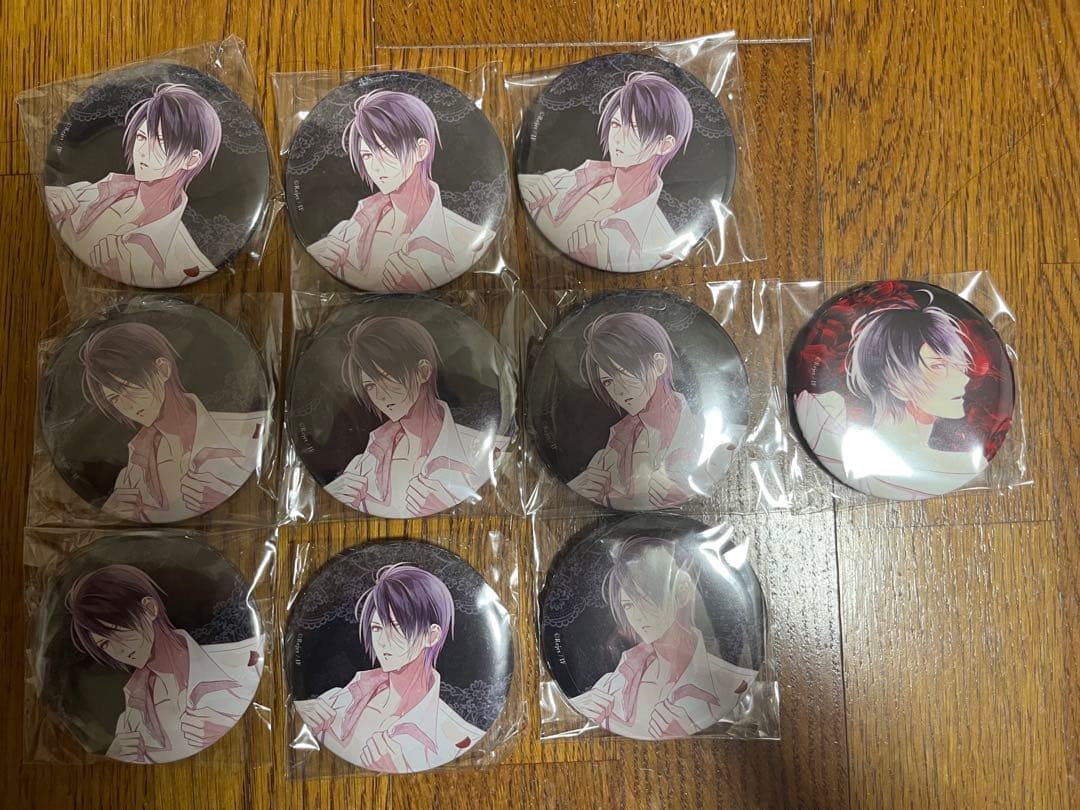 ディアラバ 中国限定 逆巻レイジ 吸愛事後 缶バッジ 吸愛渇望 10点