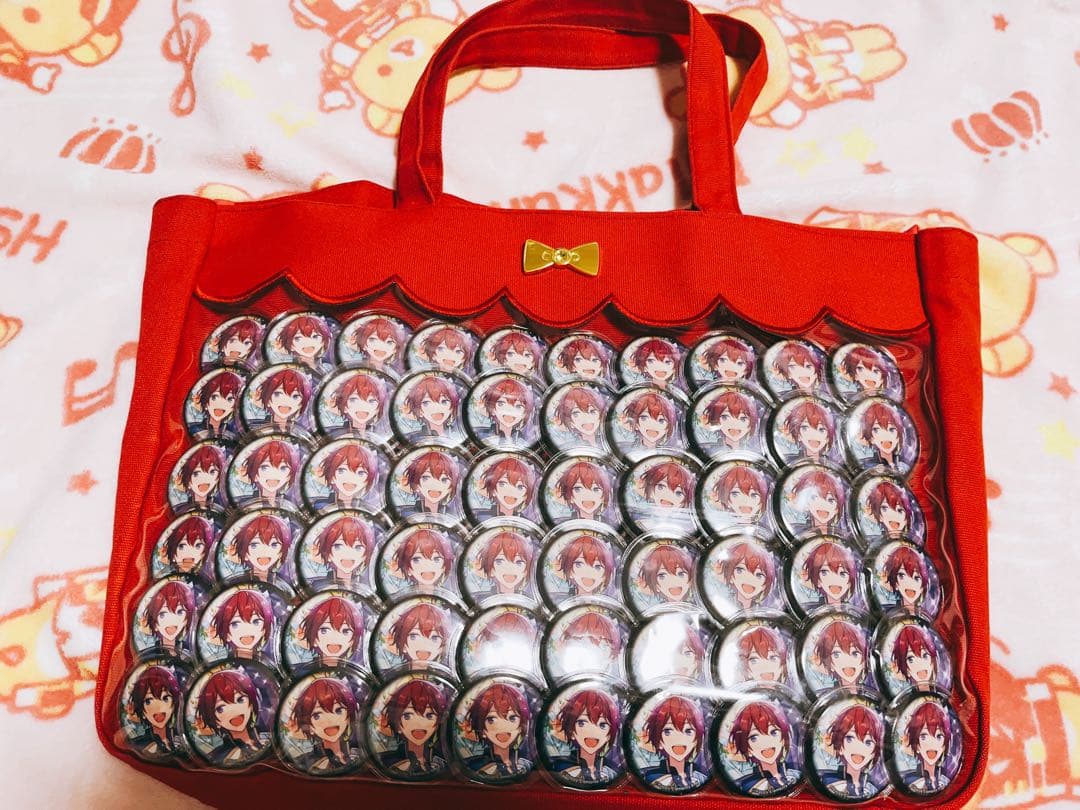 あんスタ/朱桜司/痛バ/缶バッジ/カバン付き - メルカリ