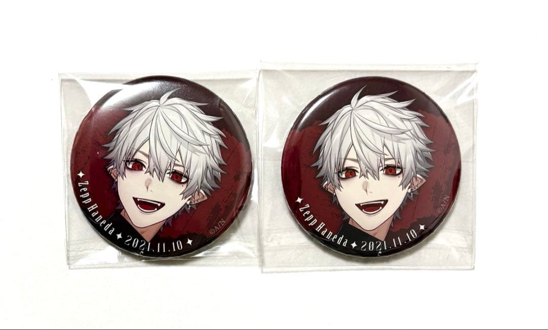 匿名配送】葛葉☆にじさんじ☆ScarletInvitation☆缶バッジ☆2点