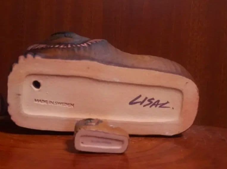 リサラーソン ライオンウイズバード 大小２点セット 北欧 美品