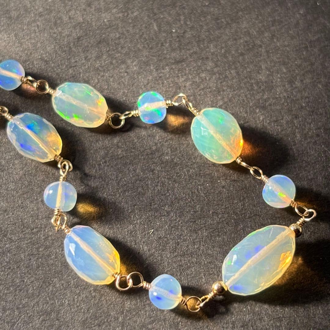 【専用です】エチオピア産オパール✴︎14kgfブレスレットB183