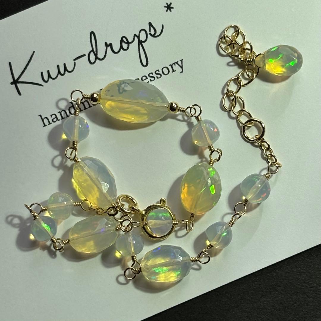 【専用です】エチオピア産オパール✴︎14kgfブレスレットB183