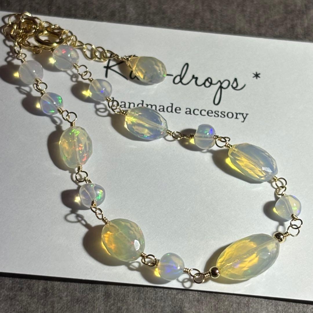 【専用です】エチオピア産オパール✴︎14kgfブレスレットB183