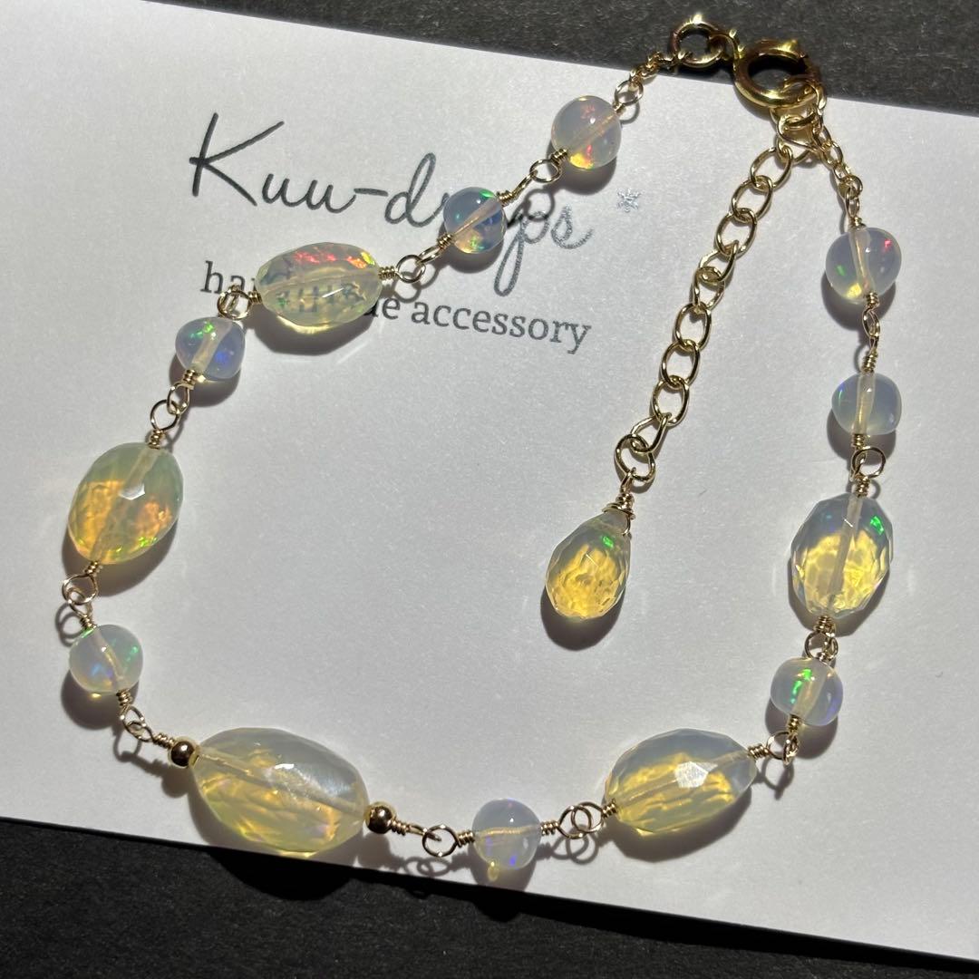 【専用です】エチオピア産オパール✴︎14kgfブレスレットB183