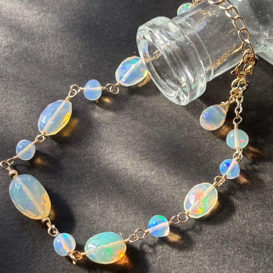 【専用です】エチオピア産オパール✴︎14kgfブレスレットB183