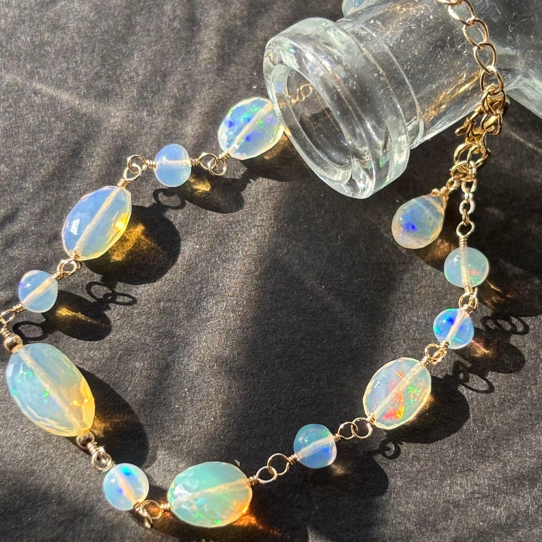 【専用です】エチオピア産オパール✴︎14kgfブレスレットB183