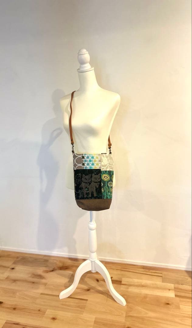 pjcクロッチくんhandmade パッチワークトートバッグ　ミナペルホネン