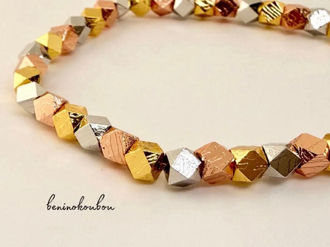 〈一点物〉アルタイ隕石（メテオライト）MIXカラー|金運・変革を象徴するブレス