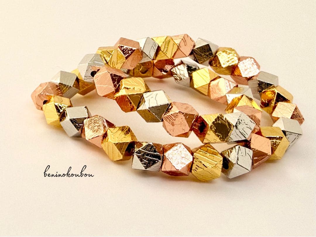 〈一点物〉アルタイ隕石（メテオライト）MIXカラー|金運・変革を象徴するブレス