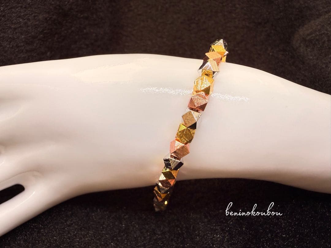 〈一点物〉アルタイ隕石（メテオライト）MIXカラー|金運・変革を象徴するブレス