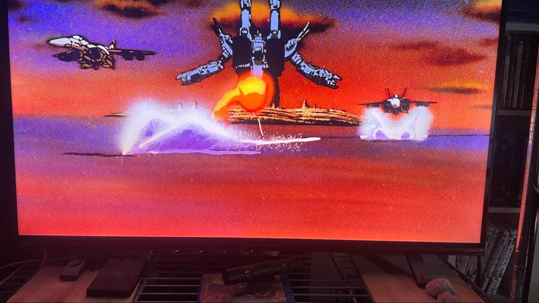 進行中　うえも様　バルキリー水上戦闘　ジオラマ