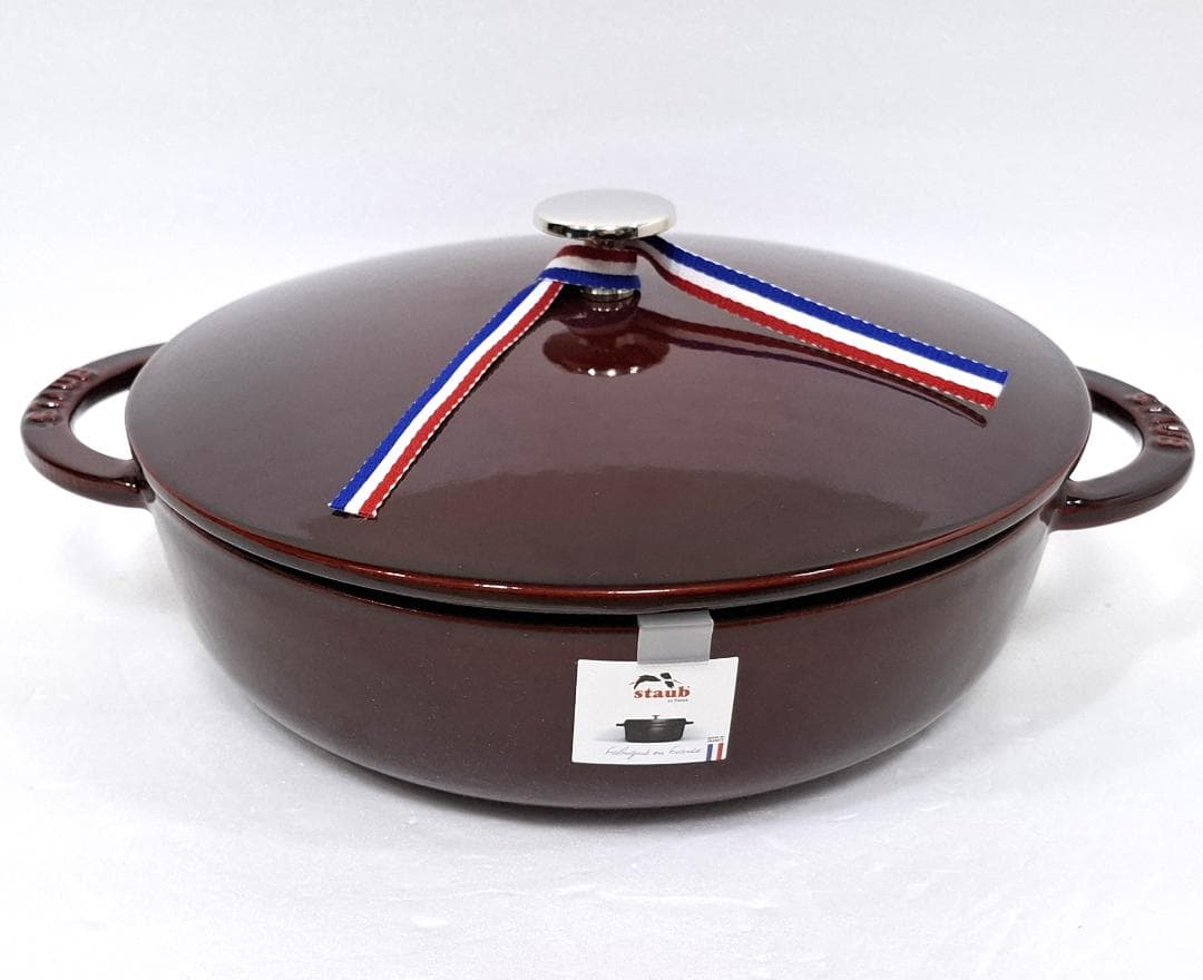 新品★ストウブ STAUB★ニダベイユ ソテーパン★24cm★グレナディンレッド