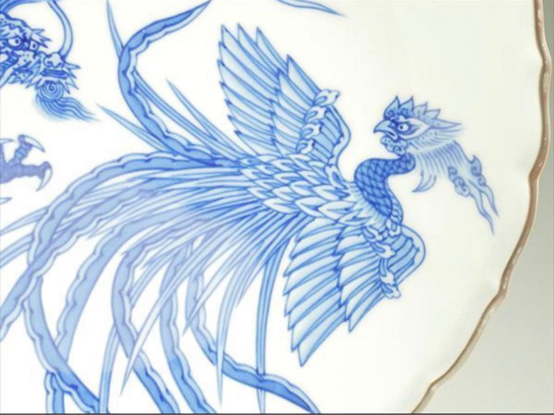 【極レア】40万円 鳳凰 龍 大皿 家庭画報 飾り皿