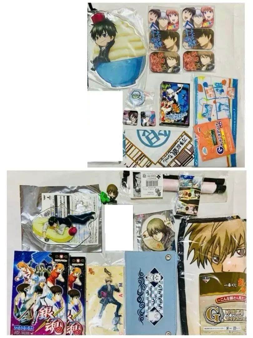 ☆銀魂 グッズ纏め売り 銀時土方沖田高杉神威神楽近藤桂 アクリルスタンド