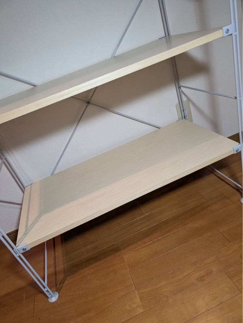 ■送料込■無印 MUJI スチールユニットシェルフ 衣類収納 ワードローブ棚家具