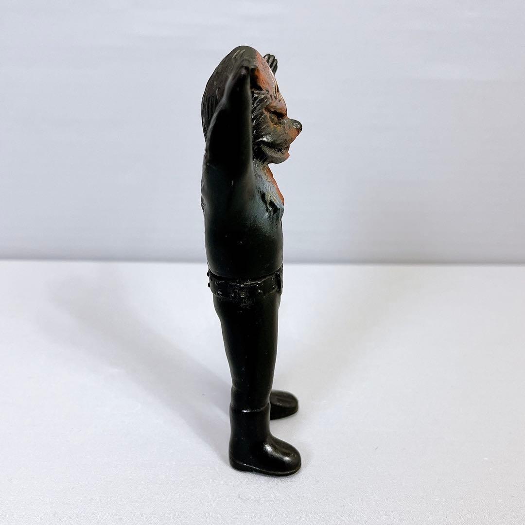 超貴重】 当時物 ミニソフビ 怪人オオカミ男 仮面ライダー 狼男 ポピー