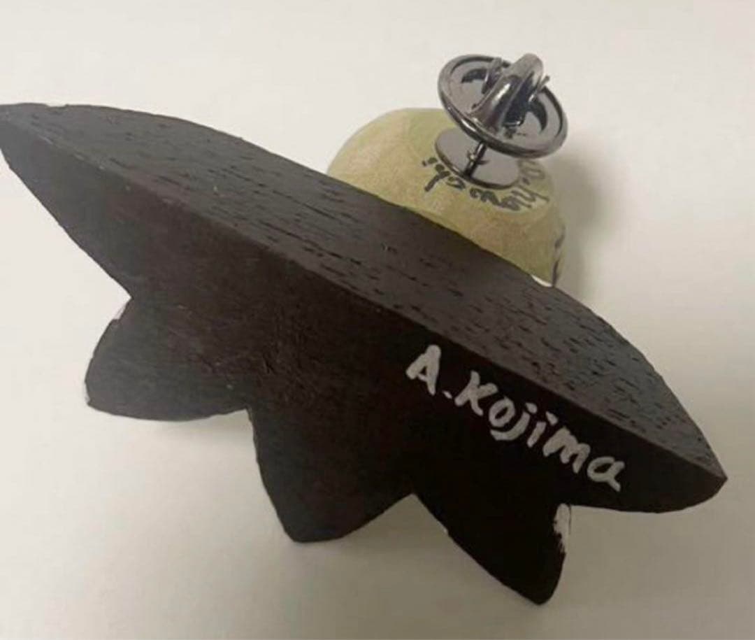 ヒグチユウコ つちぐりぼうや ブローチ ほぼ日　生活の楽しみ展限定原画小島秋彦