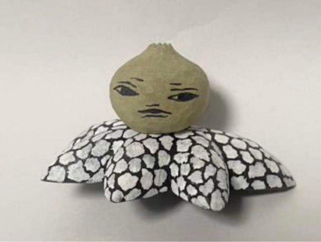 ヒグチユウコ つちぐりぼうや ブローチ ほぼ日　生活の楽しみ展限定原画小島秋彦