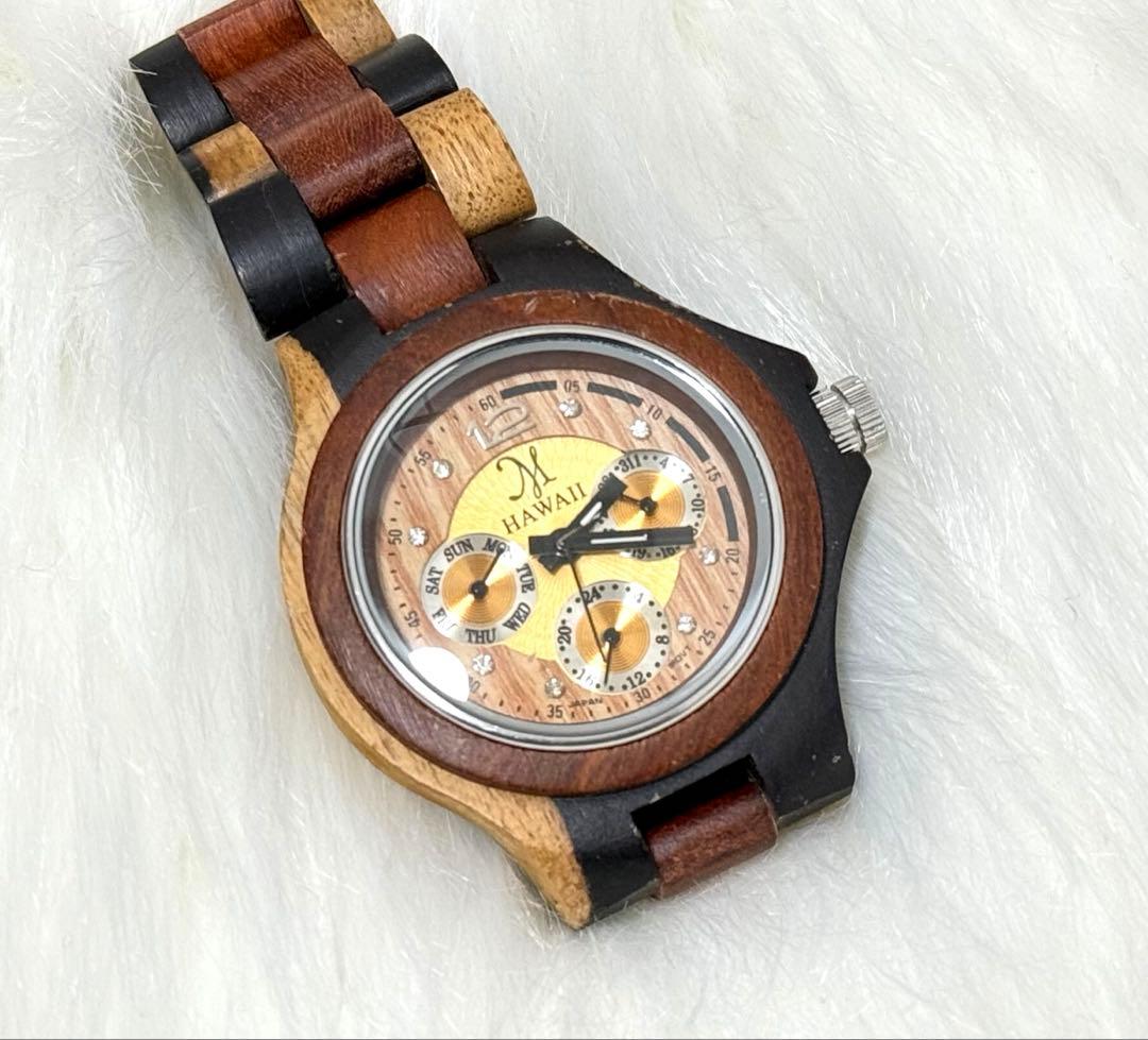 ★TENSE マーティン＆マッカーサーハワイ hawaii 木製腕時計