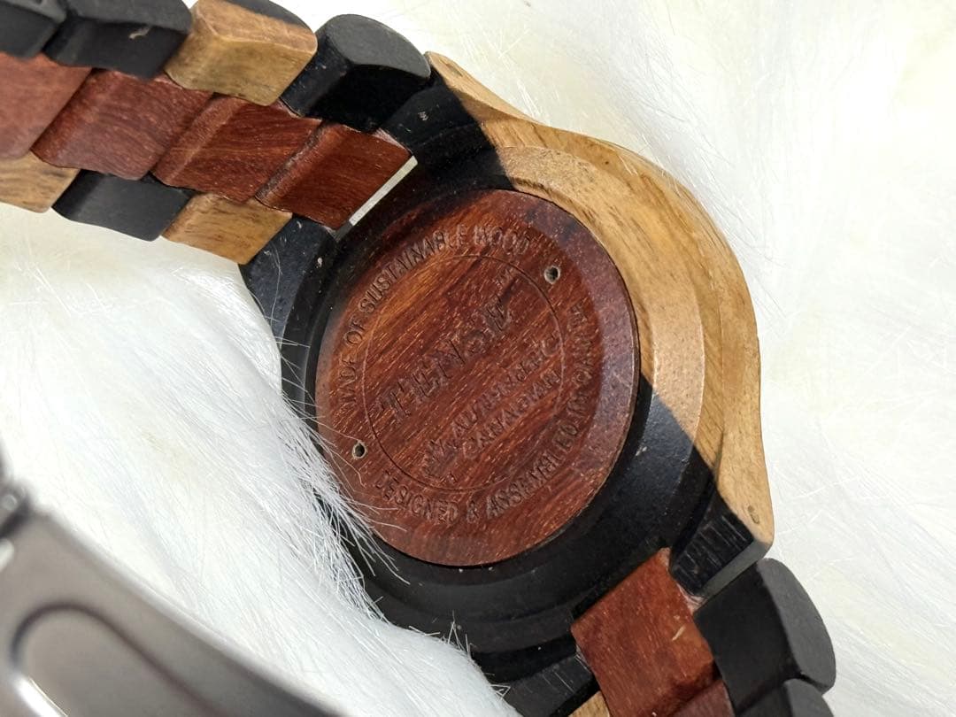 ★TENSE マーティン＆マッカーサーハワイ hawaii 木製腕時計