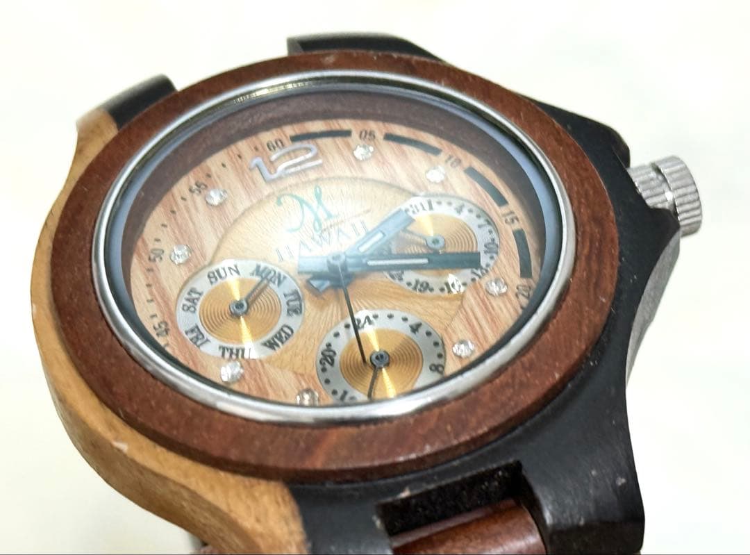 ★TENSE マーティン＆マッカーサーハワイ hawaii 木製腕時計