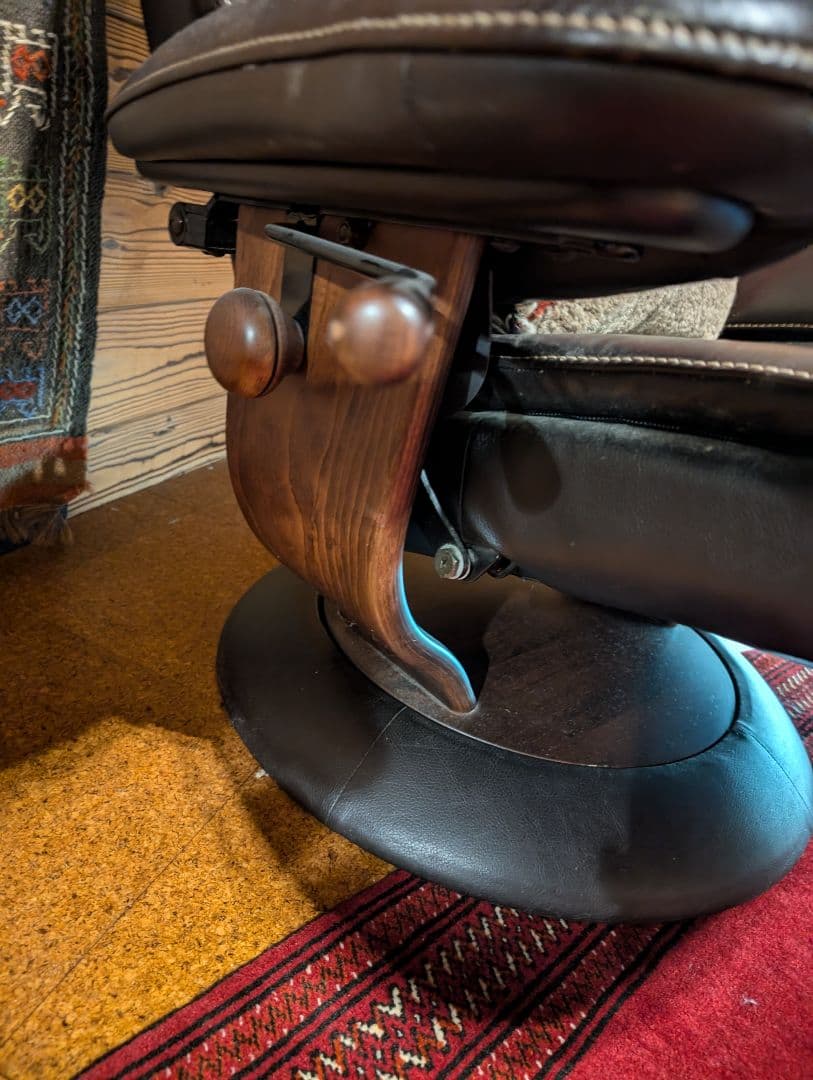 【お値下げ】Karimoku　カリモク　パーソナルチェア　バケット　　皮革