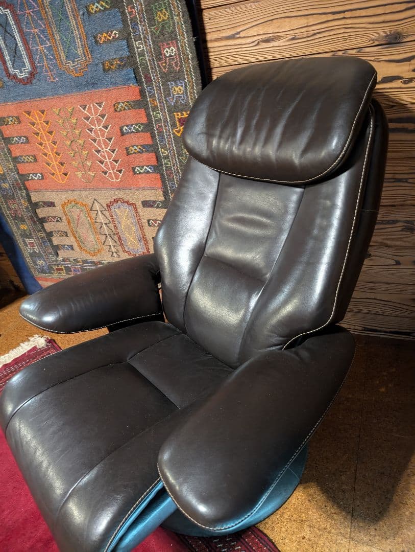 【お値下げ】Karimoku　カリモク　パーソナルチェア　バケット　　皮革