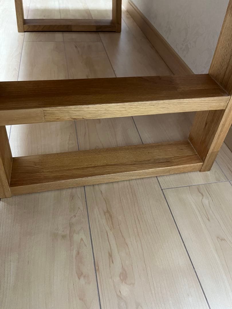 ニトリ 天然木 センターテーブル