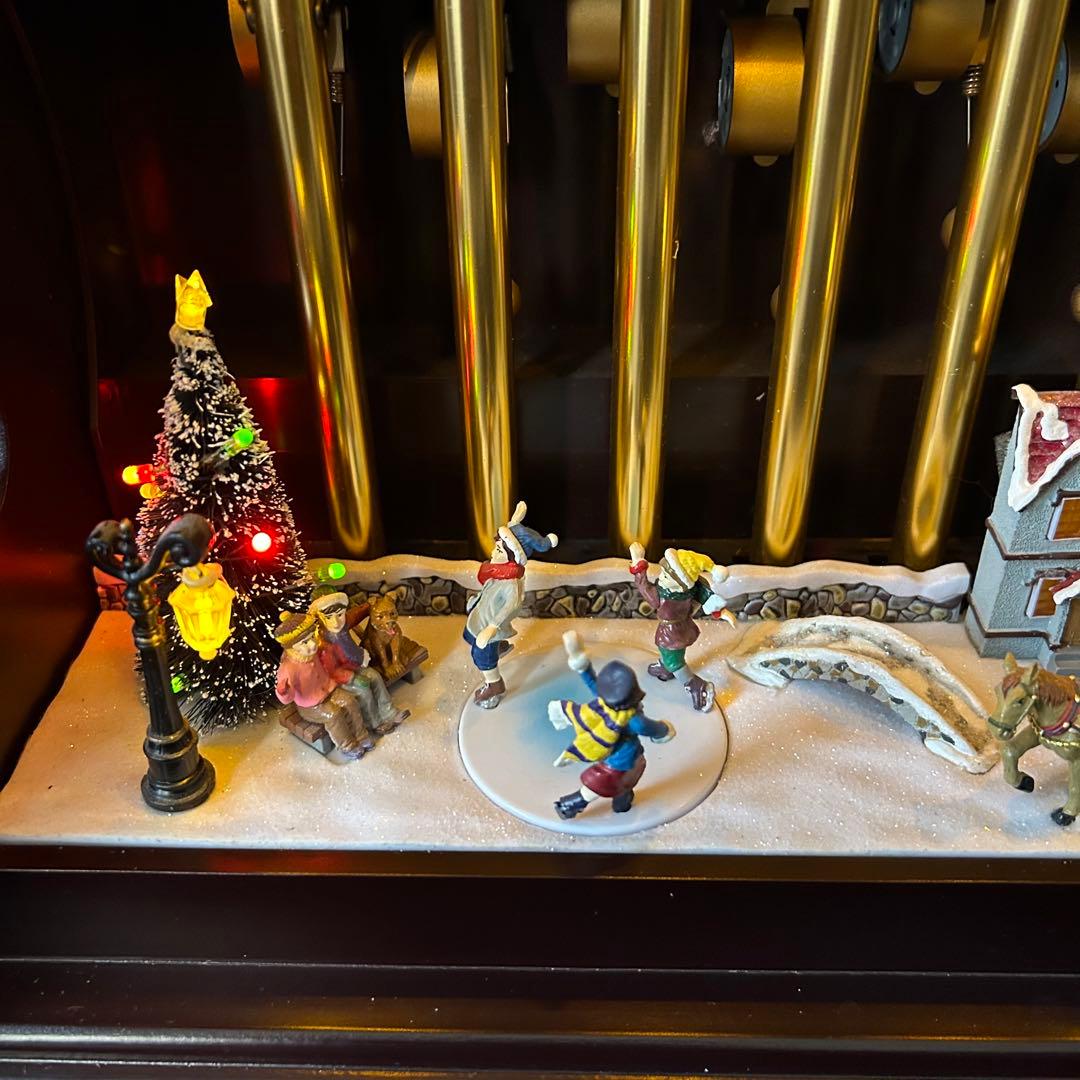 ★ミスタークリスマス ミュージカル チャイム 時計 オルゴール 70曲 スケート