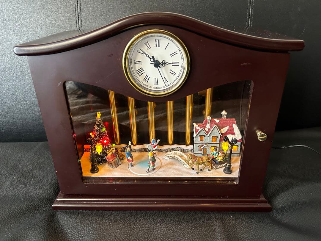 ★ミスタークリスマス ミュージカル チャイム 時計 オルゴール 70曲 スケート