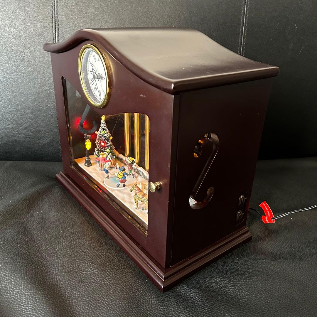 ★ミスタークリスマス ミュージカル チャイム 時計 オルゴール 70曲 スケート